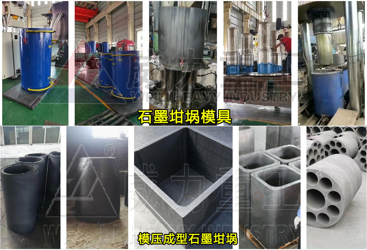 石墨坩堝模具及壓制成型坩堝產品